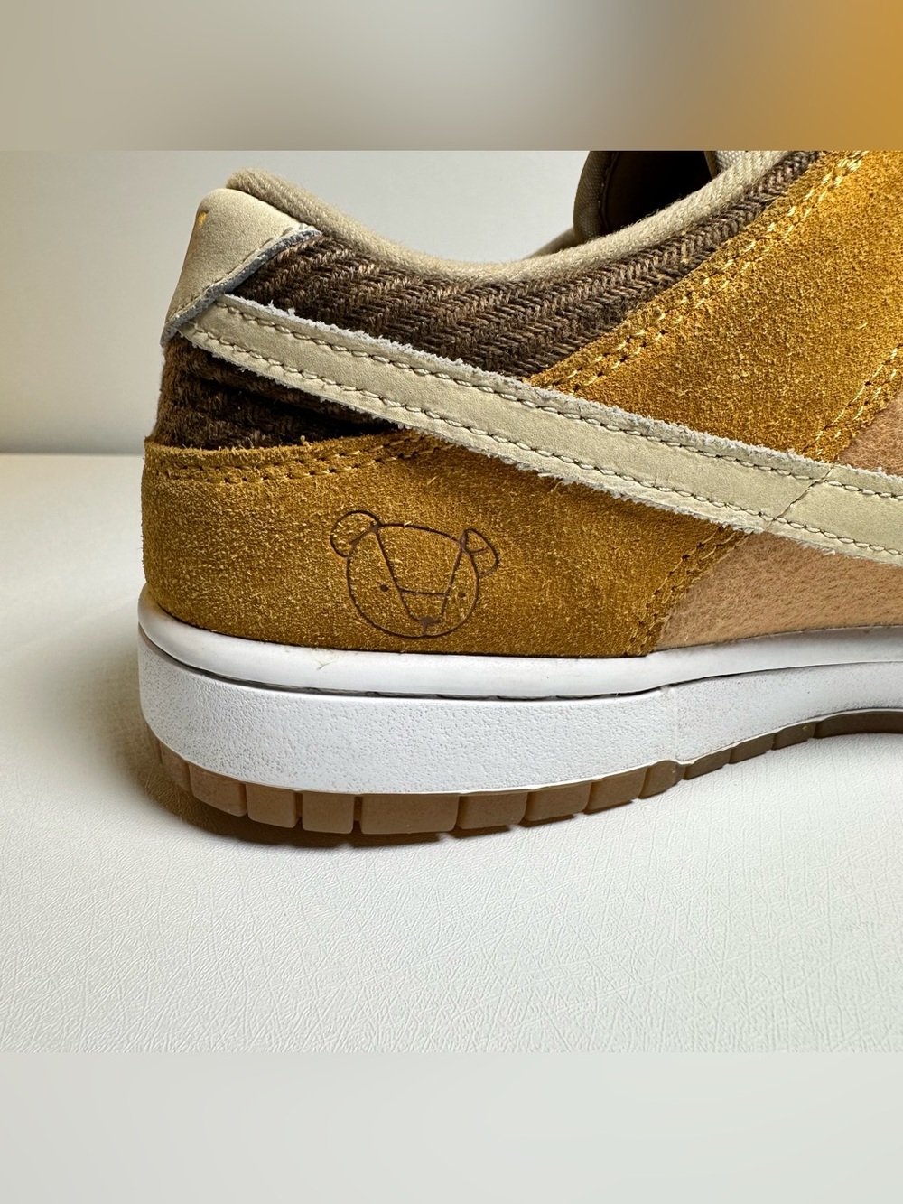 Nike Dunk Low SE Teddy Bear Praline Desert Ocher Mens 11 DZ5350-288 Sneakers - Picture 6 of 16